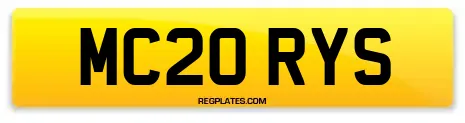 MC20 RYS