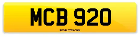 MCB 920