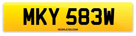 MKY 583W