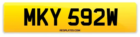 MKY 592W