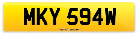 MKY 594W