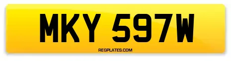 MKY 597W