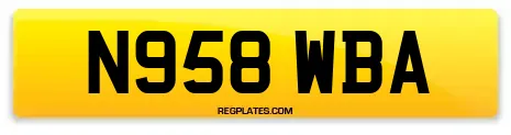 N958 WBA