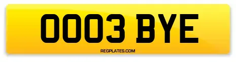 OO03 BYE