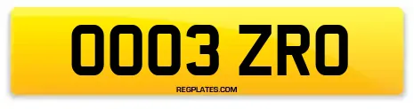OO03 ZRO