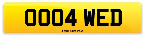 OO04 WED