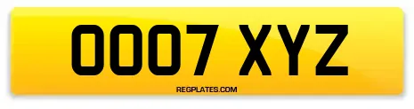 OO07 XYZ