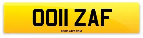 OO11 ZAF