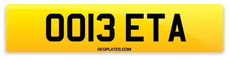 OO13 ETA