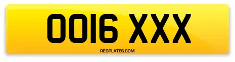 OO16 XXX