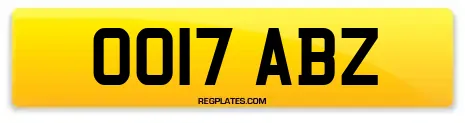 OO17 ABZ