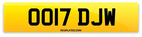 OO17 DJW