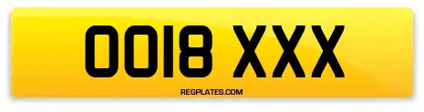 OO18 XXX