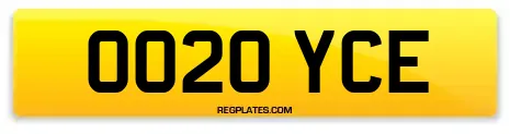 OO20 YCE