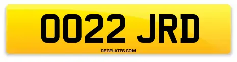 OO22 JRD
