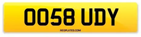 OO58 UDY
