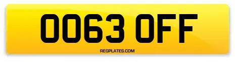 OO63 OFF