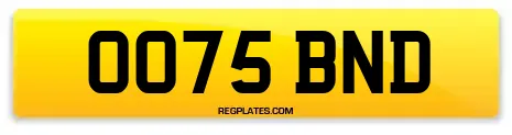 OO75 BND