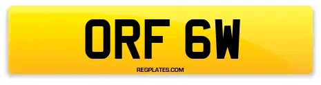 ORF 6W