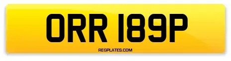 ORR 189P