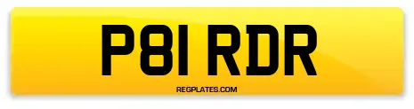 P81 RDR