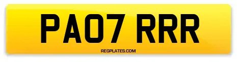 PA07 RRR