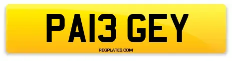 PA13 GEY