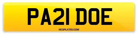 PA21 DOE