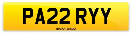 PA22 RYY
