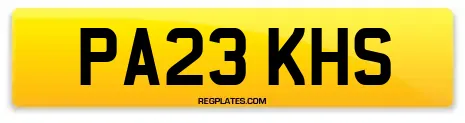 PA23 KHS
