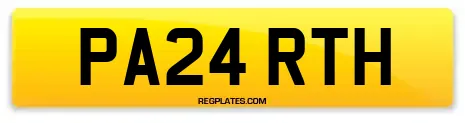 PA24 RTH