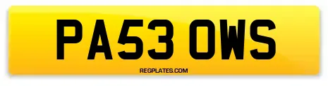 PA53 OWS