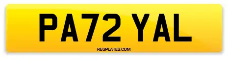 PA72 YAL