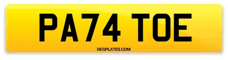 PA74 TOE