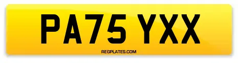 PA75 YXX