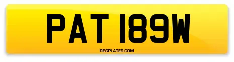 PAT 189W