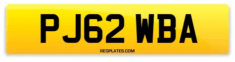 PJ62 WBA