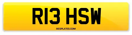 R13 HSW