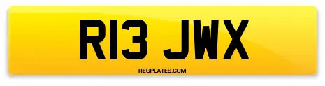 R13 JWX