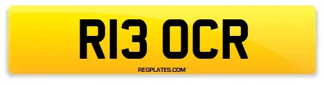 R13 OCR
