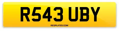 R543 UBY