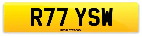 R77 YSW