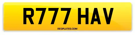 R777 HAV