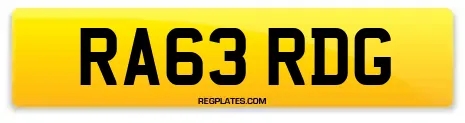 RA63 RDG