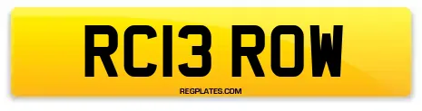 RC13 ROW