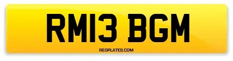 RM13 BGM
