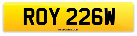 ROY 226W