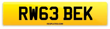 RW63 BEK