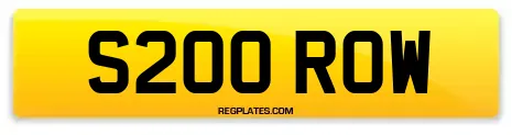 S200 ROW