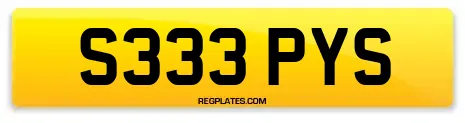 S333 PYS